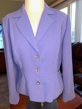 Vintage Studio I - Periwinkle Tailored Blazer Jacket Women’s Size 10
